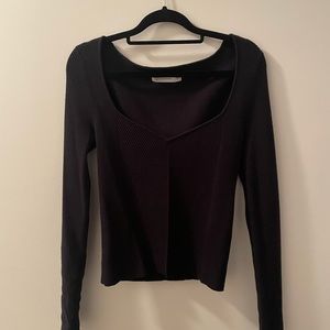 A&F long sleeve ribbed top